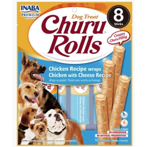 Inaba Churu Rolls Dog Treat Chicken Recipe wraps Chicken Recipe