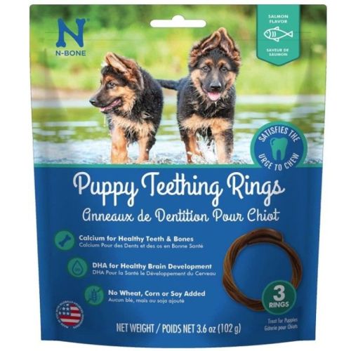 N Bone Puppy Teething Rings Salmon Flavor