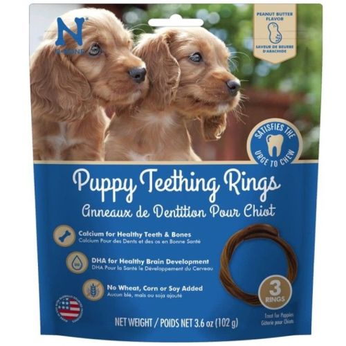 N Bone Puppy Teething Rings Peanut Butter Flavor