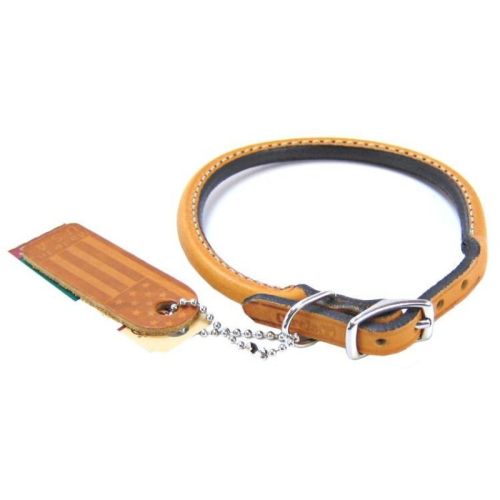 Circle T Leather Round Collar Tan