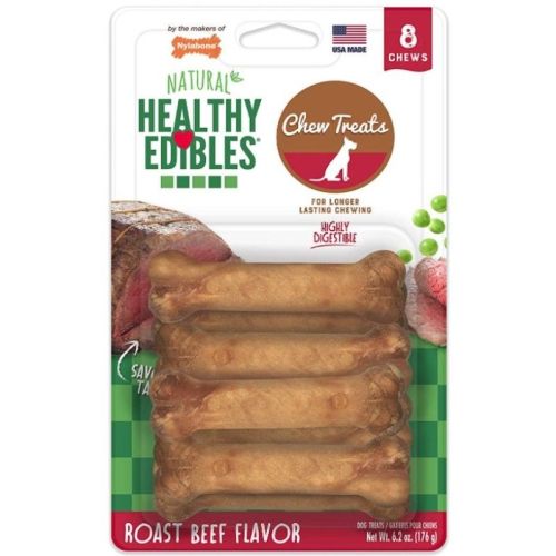 Nylabone Healthy Edibles Wholesome Dog Chews Roast Beef