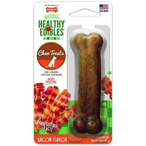 Nylabone Healthy Edibles Wholesome Dog Chews Bacon Flavor
